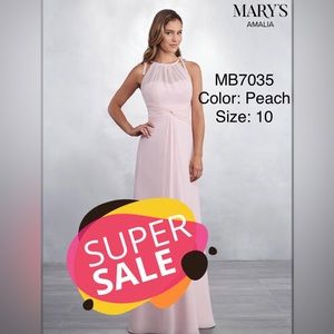 Mary’s Bridal bridesmaid dress Color: PEACH Size:8